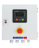 Grauer ENDRESS Notstromautomatik-Kasten.